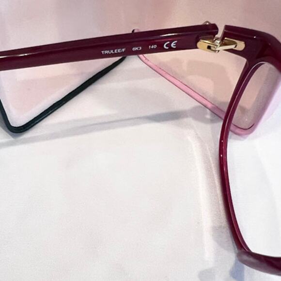 Kate Spade TRULEE/F 06K3 140 Burgundy Gold Eyeglasses - Picture 6 of 7